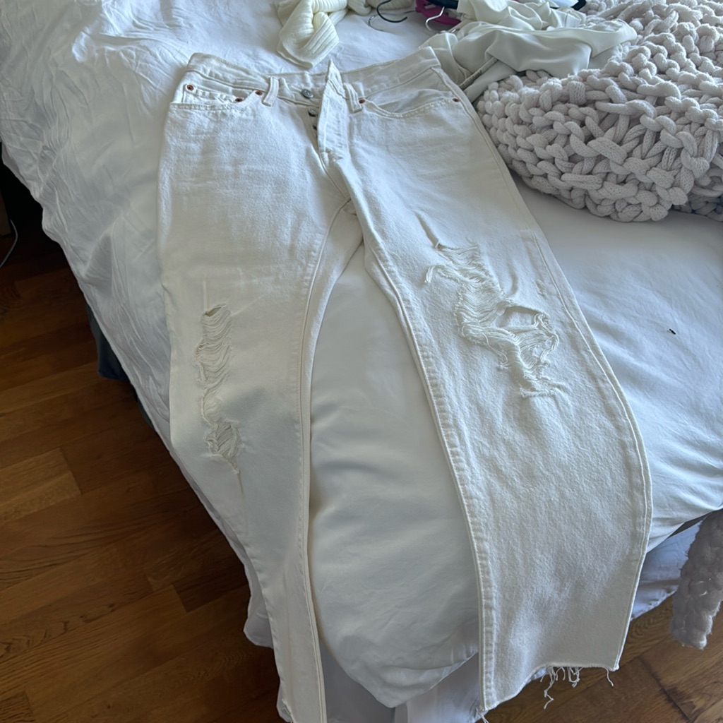 White Levi's